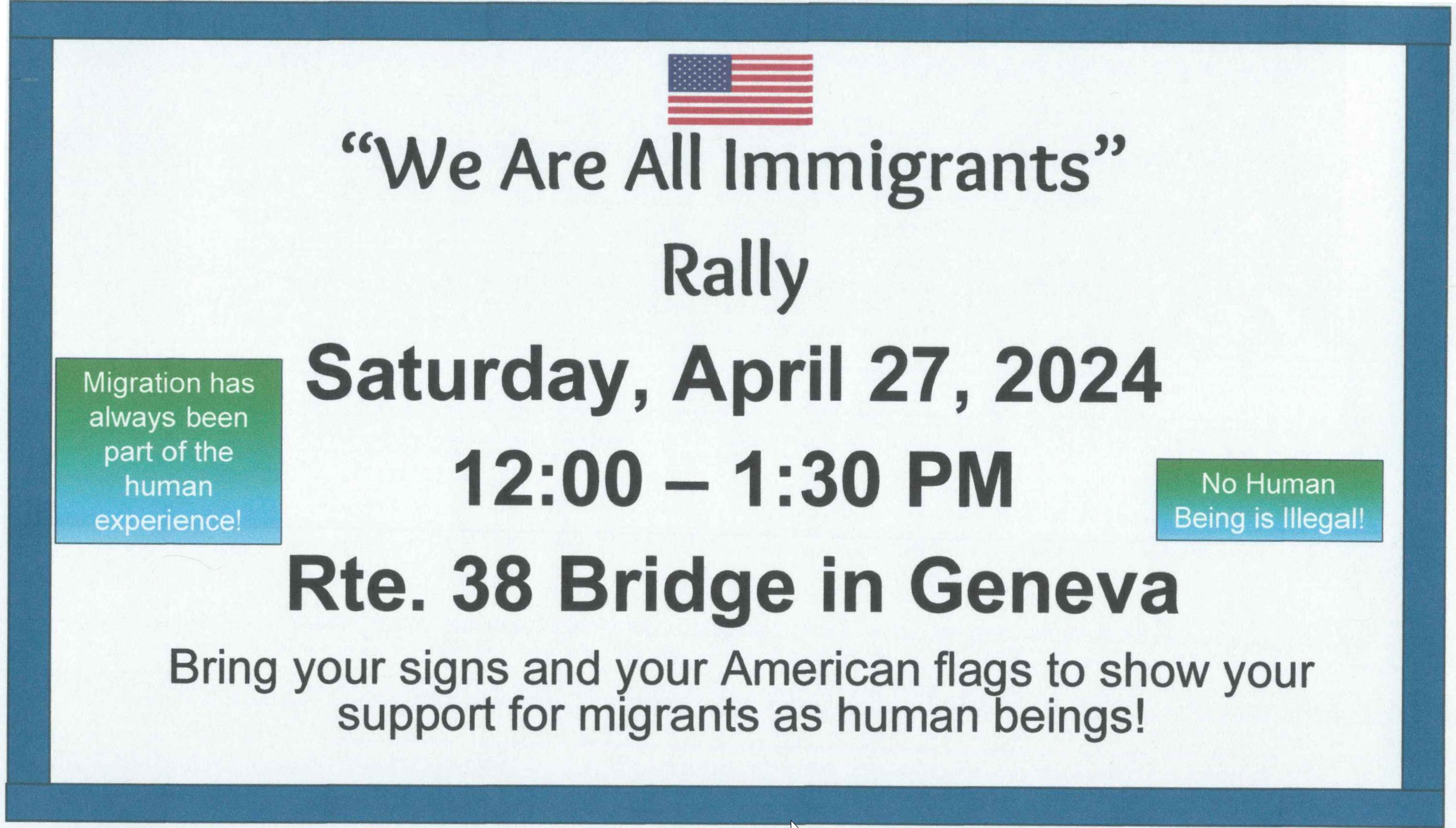 protest immigration april 2024